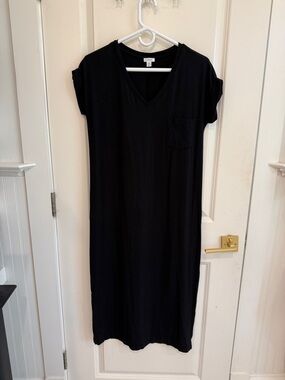 Cuyana Front Pocket Maxi Dress
